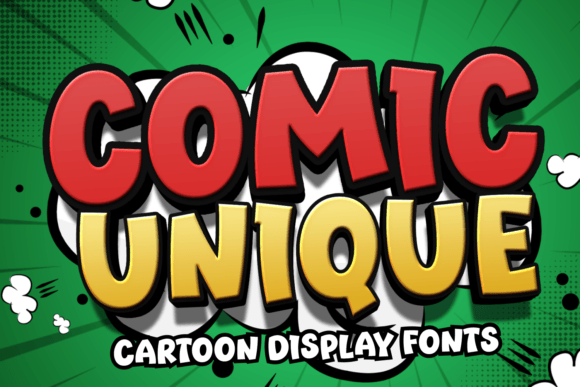 Comic Unique Font - Featured Image