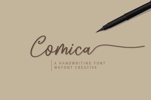 Comica Script Font - Featured Image