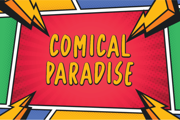 Comical Paradise Font - Featured Image