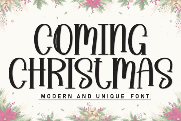 Coming Christmas Font - Featured Image