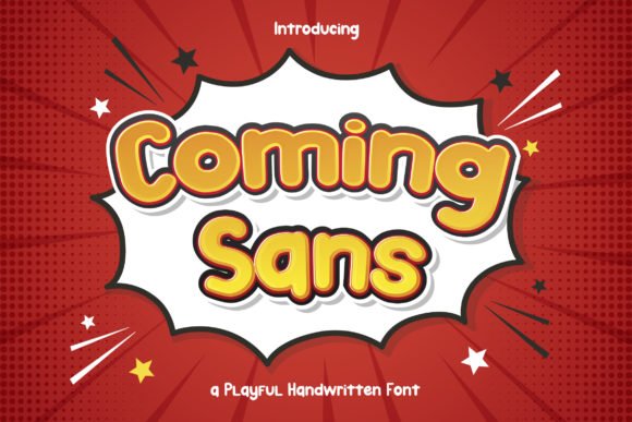 Coming Sans Font - Featured Image