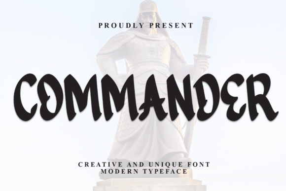 Commander Font - Featured Image