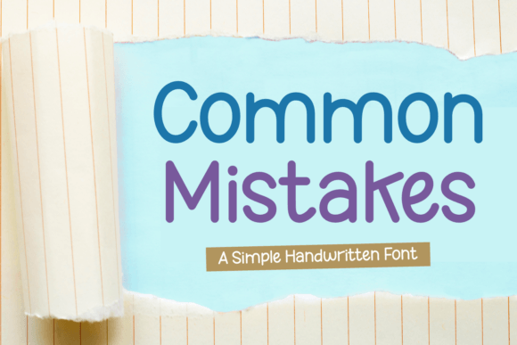 Common Mistake Font - Featured Image