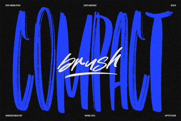 Compact Brush Font - Featured Image