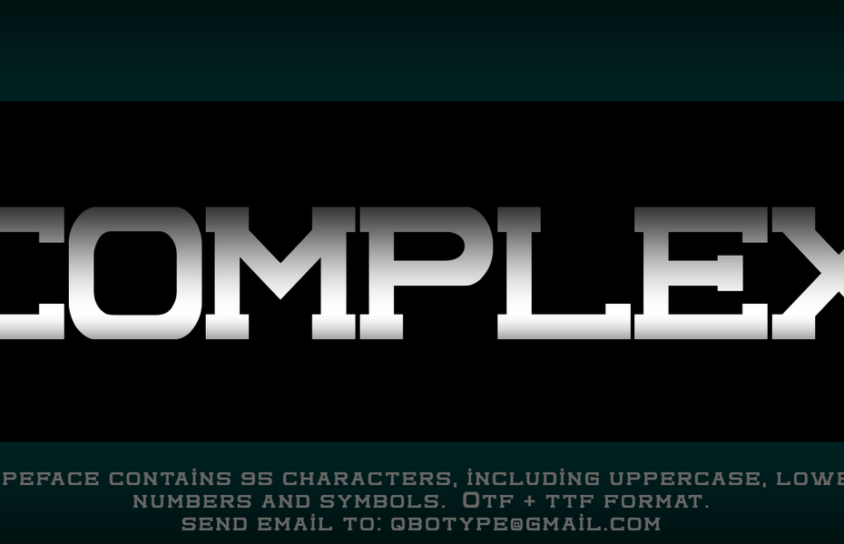Complex Font - Featured Image