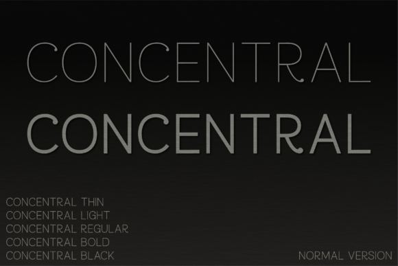 Concentral Font - Featured Image