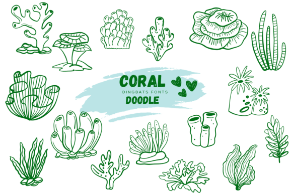 Coral Doodle Font - Featured Image