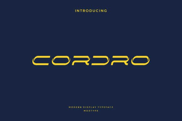 Cordro Font - Featured Image