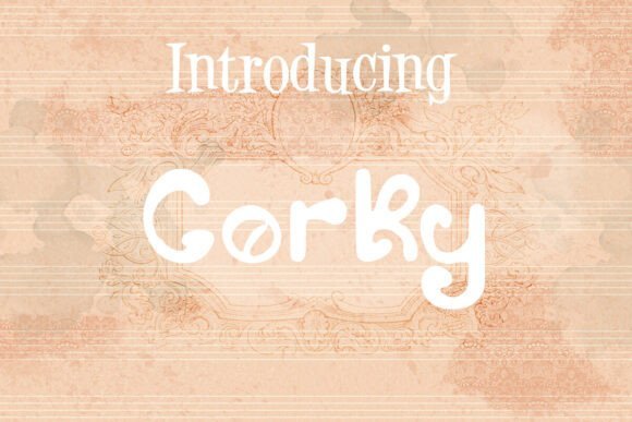 Corky Font - Featured Image