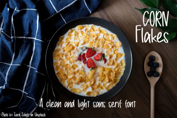 Corn Flakes Font - Featured Image