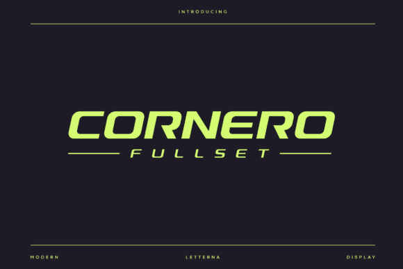 Cornero Font - Featured Image