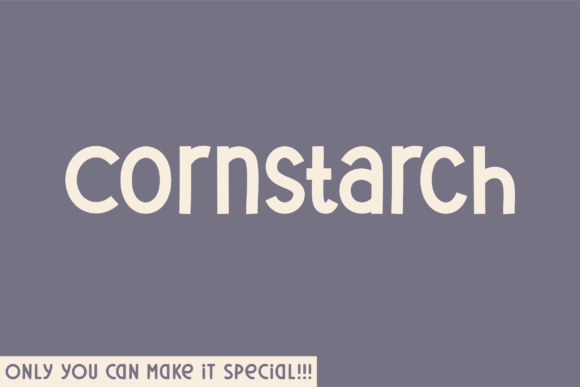 Cornstarch Font - Featured Image