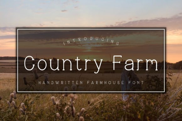 Country Farm Font - Featured Image