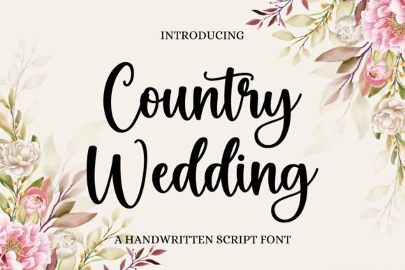 Country Wedding Font - Featured Image