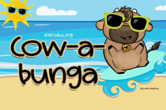 Cowabunga Font - Featured Image