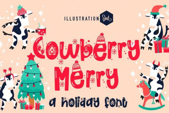 Cowberry Merry Font - Featured Image
