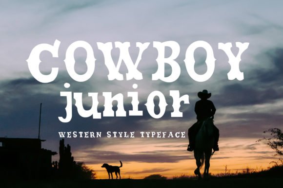 Cowboy Junior Font - Featured Image
