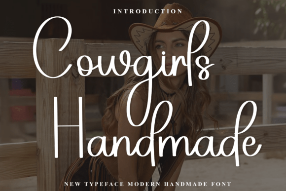 Cowgirls Handmade Font - Featured Image