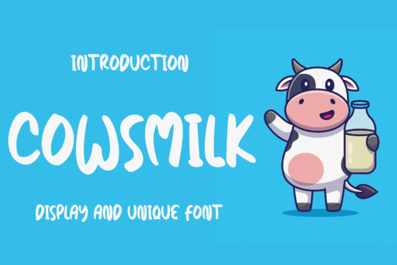 Cowsmilk Font - Featured Image