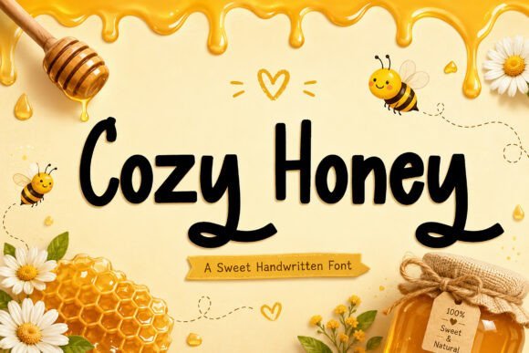 Cozy Honey Font - Featured Image