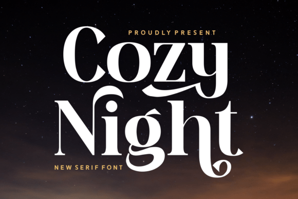 Cozy Night Font - Featured Image