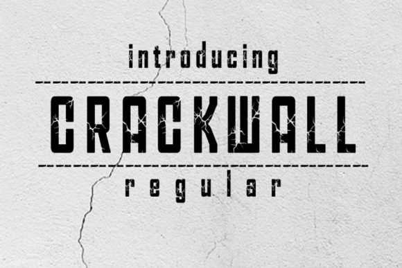 Crackwall Font - Featured Image