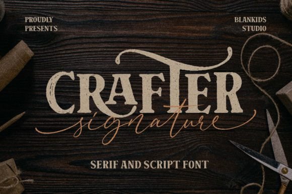Crafter Signature Font - Featured Image