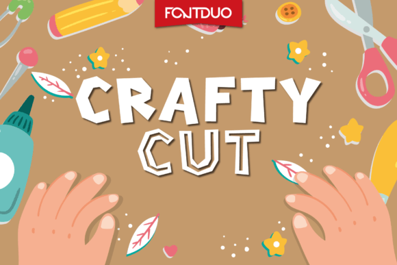Crafty Cut Font - Featured Image