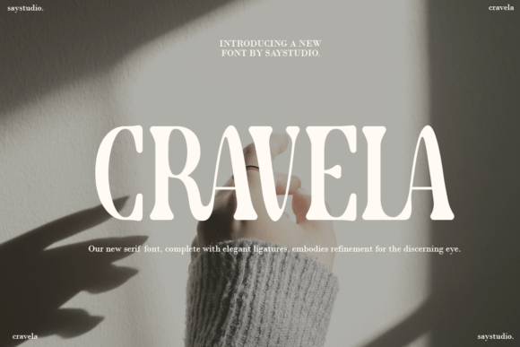 Cravela Font - Featured Image