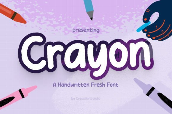 Crayon Font - Featured Image