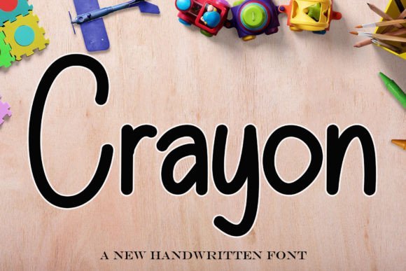 Crayon Font - Featured Image