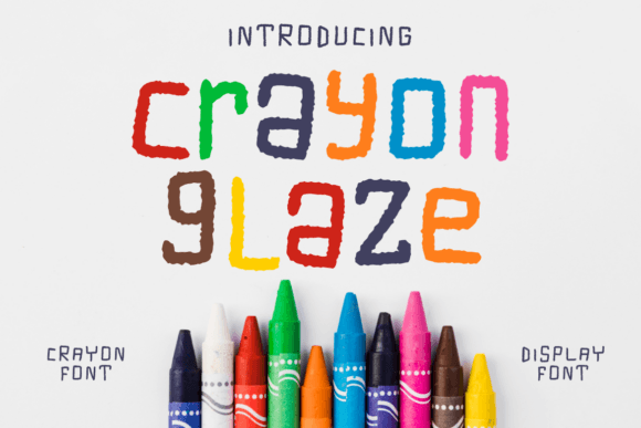 Crayon Glaze Font - Featured Image