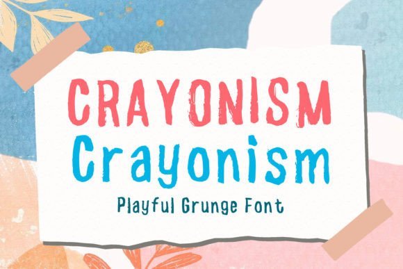 Crayonism Font - Featured Image