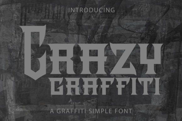 Crazy Graffiti Font - Featured Image