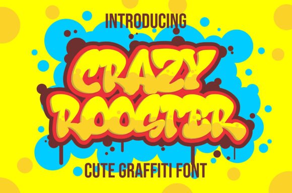 Crazy Rooster Font - Featured Image