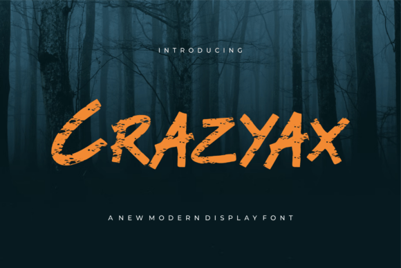 Crazyax Font - Featured Image