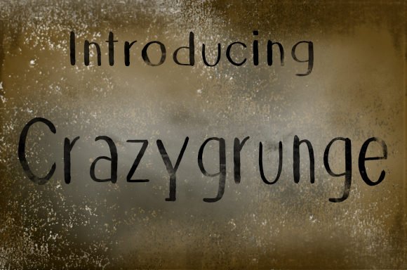 Crazygrunge Font - Featured Image