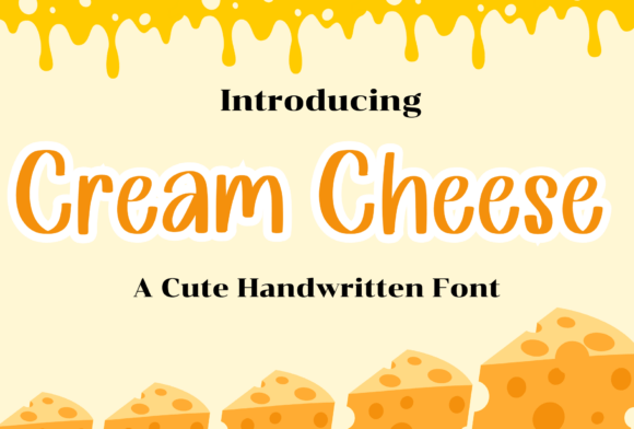 Cream Cheese Font - Featured Image