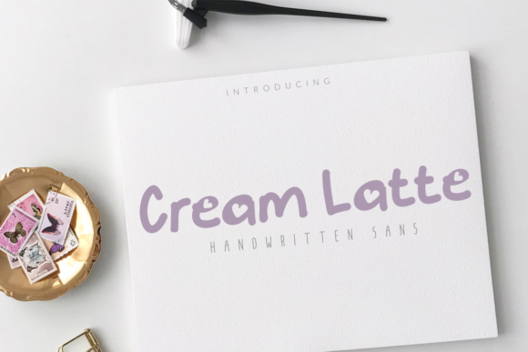 Cream Latte Font - Featured Image