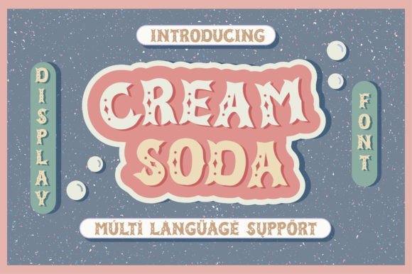 Cream Soda Font - Featured Image