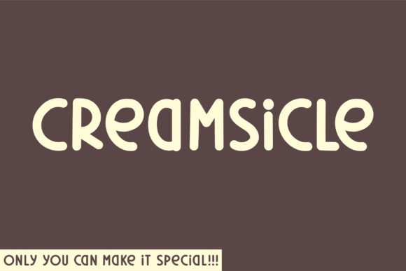 Creamsicle Font - Featured Image