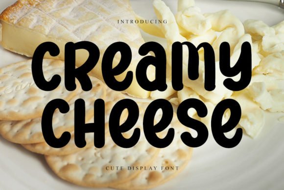 Creamy Cheese Font - Featured Image