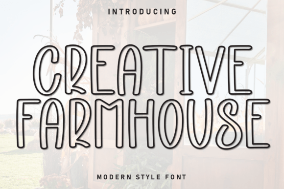 Creative Farmhouse Font - Featured Image