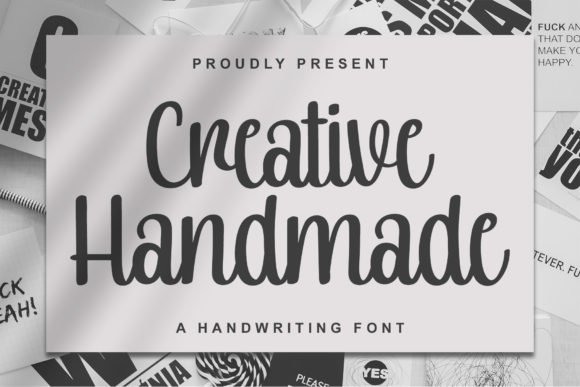 Creative Handmade Font - Featured Image