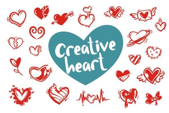 Creative Heart Font - Featured Image