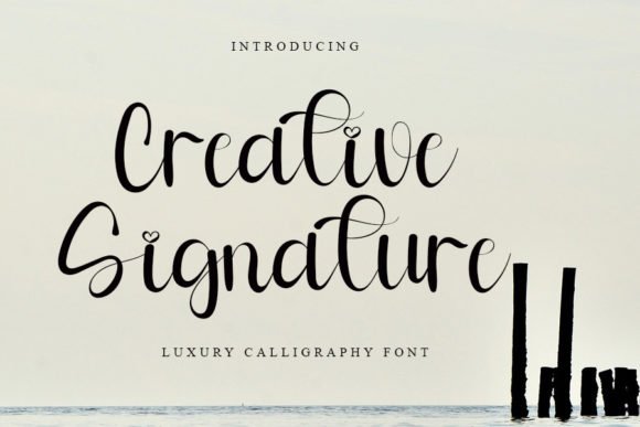 Creative Signature Font - Featured Image