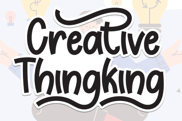 Creative Thingking Font - Featured Image