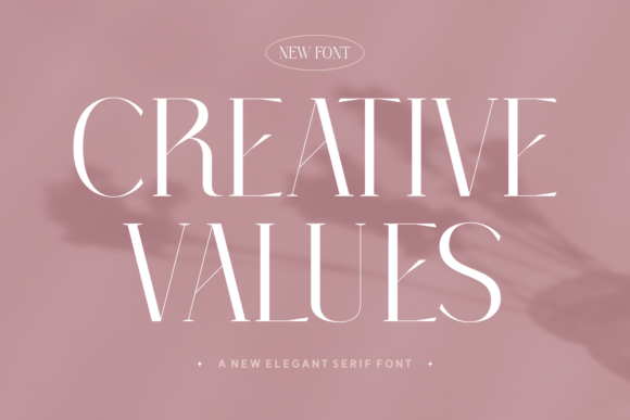 Creative Values Font - Featured Image