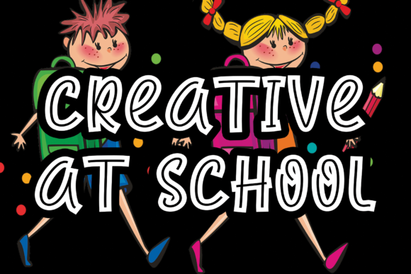 Creative at School Font - Featured Image