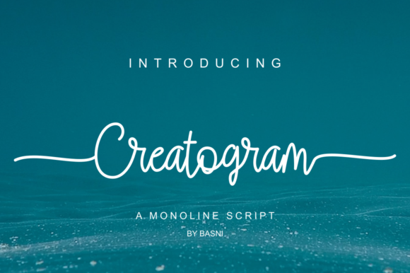 Creatogram Font - Featured Image